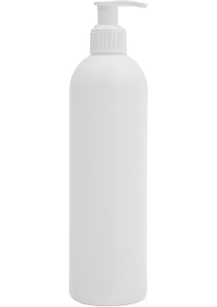 100 Adet - 330ML Plastik Beyaz Boş Şişe, Beyaz Sıvı Sabun Pompalı