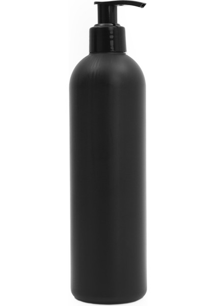 100 Adet - 330ML Plastik Siyah Boş Şişe, Siyah Sıvı Sabun Pompalı