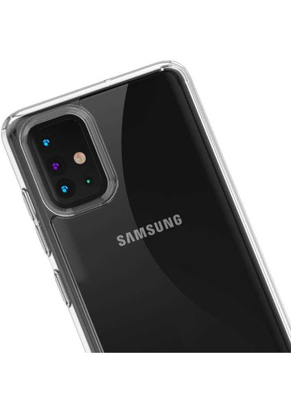 Samsung Galaxy A51 Kılıf Kamera Çıkıntılı Şeffaf Darbe Emici Sert Silikon Kapak (Coss) fırsatları