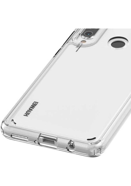 Huawei P30 Lite Kılıf Kamera Çıkıntılı Şeffaf Darbe Emici Sert Silikon Kapak (Coss) modelleri