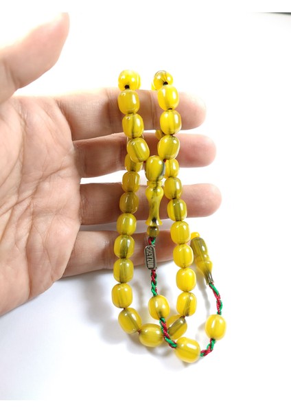 Iskeçe Tesbih Mahmud Zeyzun Imzalı (Imzası Gümüştür) Sıkma Kehribar Kapsül fırsatları