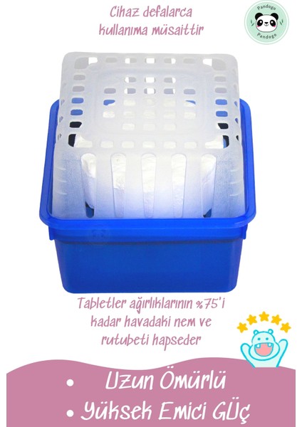 Nem Giderici Cihaz ve Yedekler 450 gr Nem Alıcı Rutubet Giderici Aparat ve Tabletler 1 Cihaz 3 Yedek fırsatları