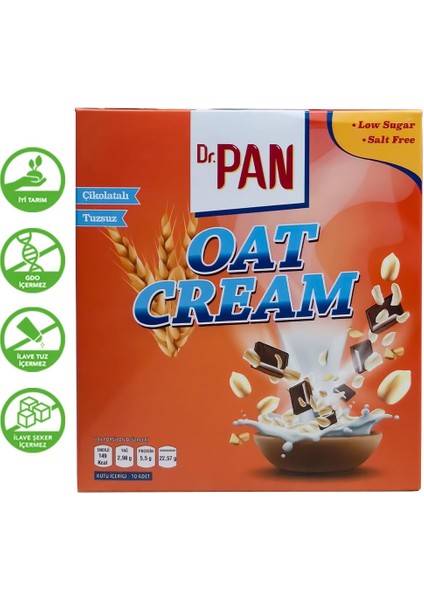 Oat Cream Çikolatalı Yulaf Kreması 400 gr