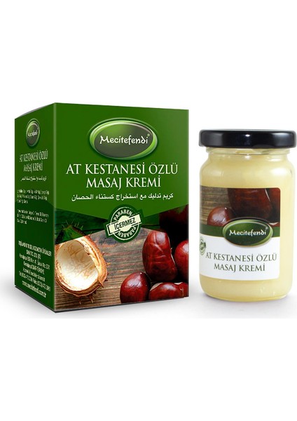 Mecitefendi At Kestanesi Özlü Masaj Kremi 90 ml