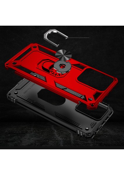 Xiaomi Redmi Note 12 5g Kılıf Tank Yüzüklü Yüksek Korumalı Silikon