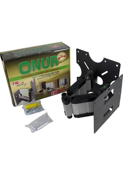 Onur F16 40" Inch Inç 102 Ekran LCD LED Tv Televizyon Hareketli Askı Aparat 50 cm Kol Uzunluğu
