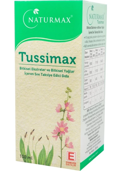 Tussimax Şurup 100 ml