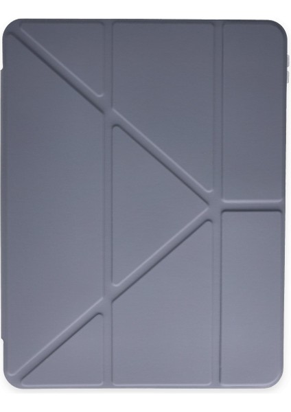 Ipad 10.2 (8.nesil) Kılıf Kalemlikli Mars Tablet Kılıfı - Lila