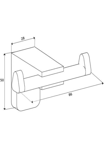 Krom Lux 2'li Banyo Seti Bornoz Askılık, Yuvarlak Havluluk indirimleri
