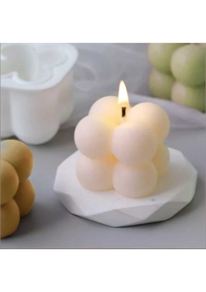 Silikon Çoklu Bubble Mum Kalıbı 15 Li Küçük Boy