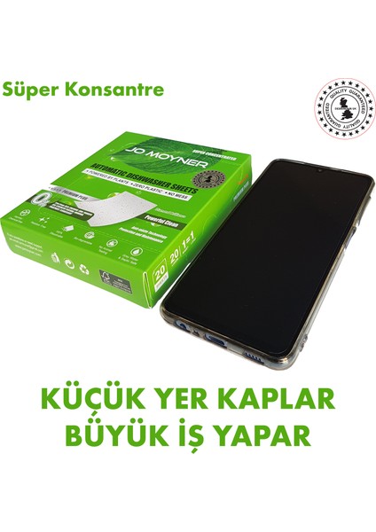 Ultimate Plus Bulaşık Makinesi Deterjanı Doğal Organik Yaprak Deterjan 100 Kullanım