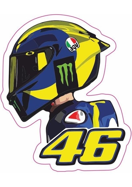 75 x 90 mm Sticker 10'lu