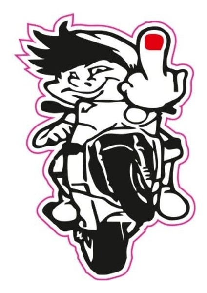 55 x 80 mm Sticker 10'lu