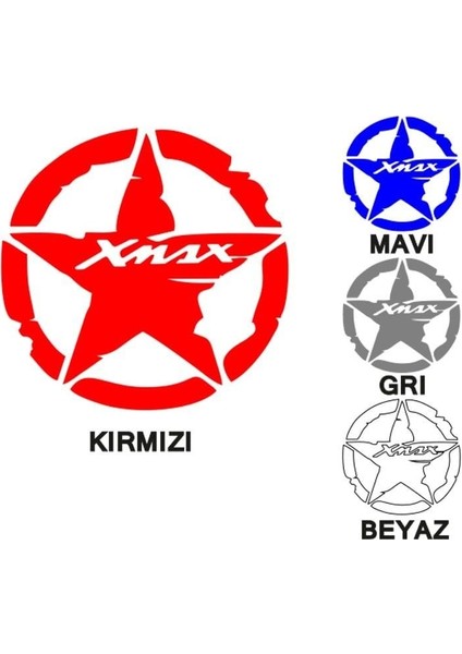Yamaha Xmax Uyumlu Yan Stıcker Takım 2 Lı