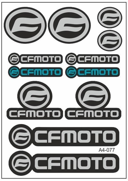 A4 Sticker 077 Tek Paket Çoklu Sticker