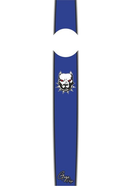 Cg Mavi Pitbull Dekoratıf Depo Üstü Şeridi