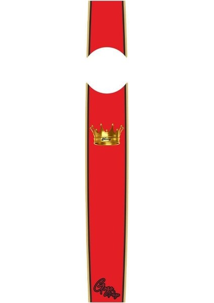 Cg Kırmızı King Dekoratıf Depo Üstü Şeridi