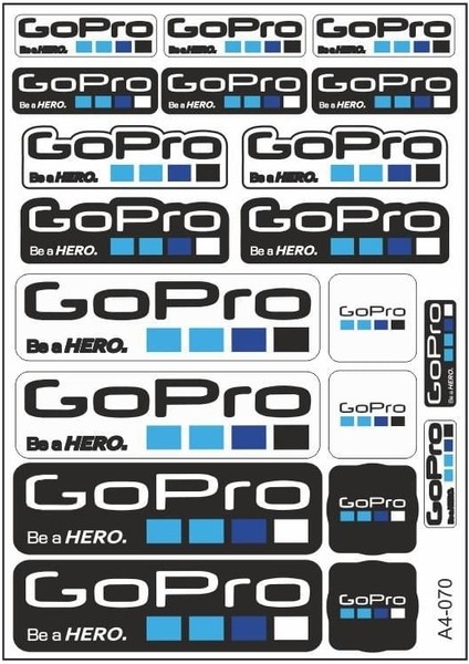 A4 Sticker 070 Tek Paket Çoklu Sticker