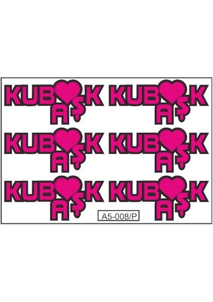 A5 Sticker 015 Tek Paket Çoklu Sticker