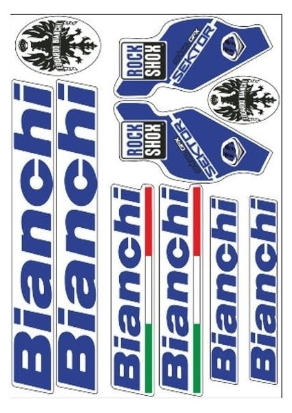 Bianchi 002 Bisiklet Sticker