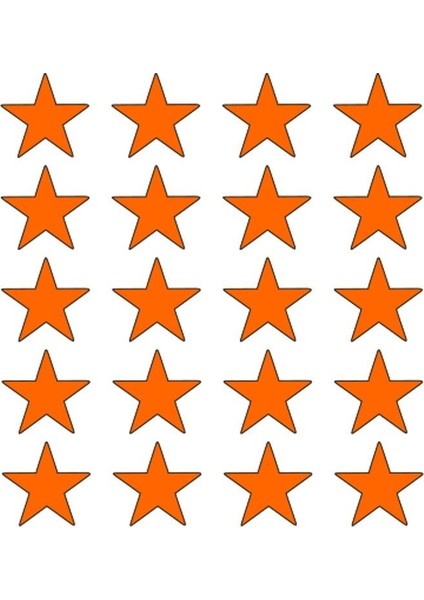 Cg Turuncu Yıldız Sakal Şeridi