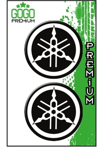 Yamaha Uyumlu 2 (5x5 Cm) Ikili Damla Etiket