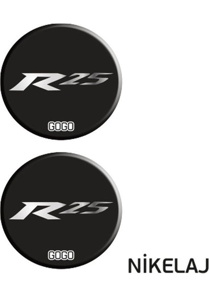 Yamaha R25 Uyumlu Koruma Takoz 2 (4x4) Ikili Damla Etiket