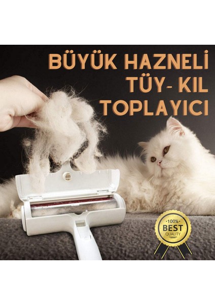 Yeni Tasarım Hazneli Kedi Köpek Tüy Temizleyici Kıl Toz Toplayıcı