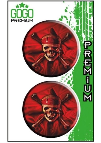 Kaptan (5x5 Cm) Ikili Damla Etiket