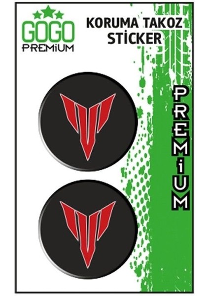 Yamaha mt Uyumlu 1 Koruma Takozu Ikili Damla Sticker