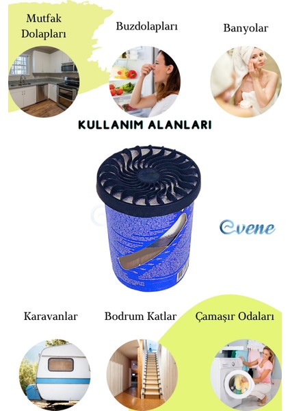 Nem Alıcı Cihaz 200 gr Nem Alıcı Rutubet Giderici Aparat 8 Adet fırsatları