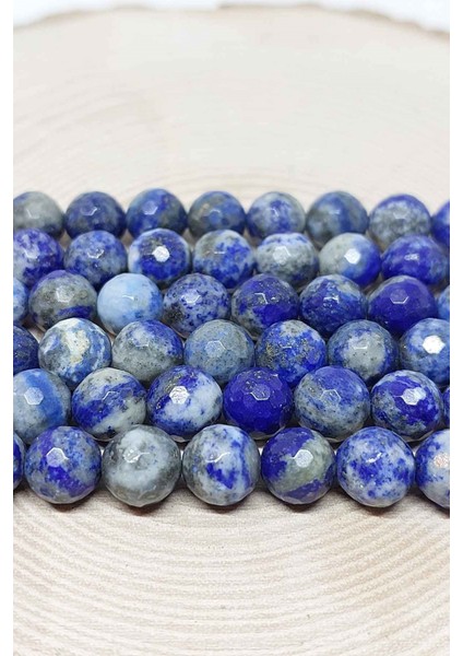 Lapis Taşı Faset Kesim Dizi 8mm