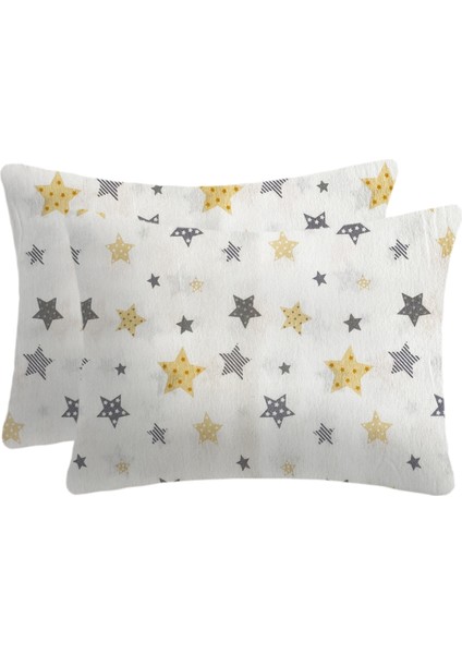 Flanel ( Pazen ) Bebek Yastık Kılıfı | 35X45 ( 2 Adet )