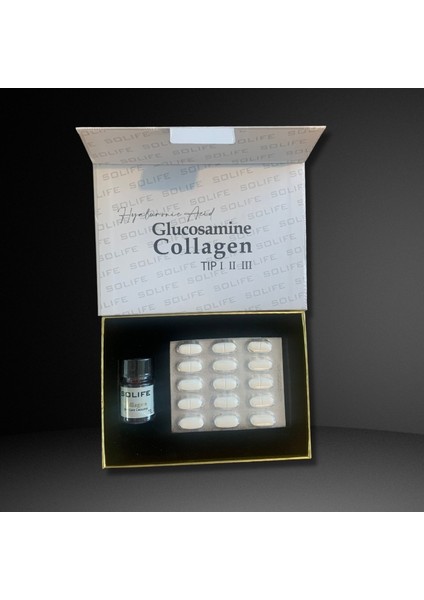 Trio Hyaluronic Acid Glucosamine Gençlik Serumu Kapsülleri modelleri