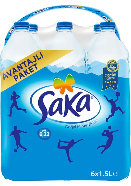 Doğal Mineralli Su 6x1,5 L