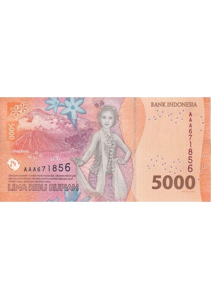 Endonezya 5000 Rupiah Çil (Unc) Koleksiyon Para modelleri