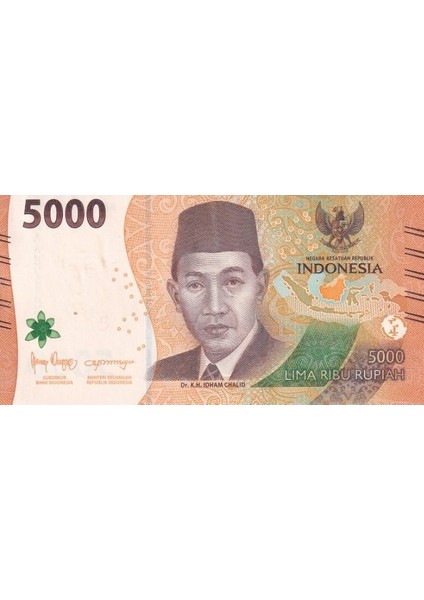 Endonezya 5000 Rupiah Çil (Unc) Koleksiyon Para fiyatları