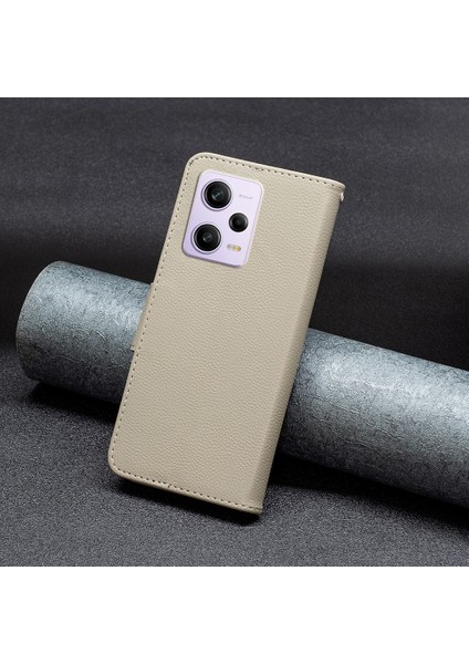 Xiaomi Redmi Cüzdan Telefon Kılıfı Note 12 Pro 5g / Note 12 Pro Speed ​​5g / Poco X5 Pro 5g Pu Deri Kılıf Düz Renk Stand Cep Telefonu Kapağı (Yurt Dışından)