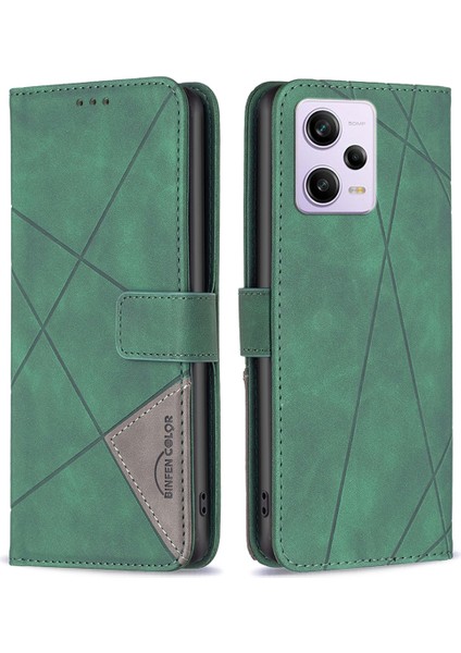 Binfen Renkli Flip Deri Kılıf Xiaomi Redmi Note 12 Pro 5g / Note 12 Pro Hız 5g / Poco X5 Pro 5g Telefon Kılıfı Bf Baskı Desen Serisi-2 Stil 05 Telefon Cüzdan Stand Kapağı (Yurt Dışından)