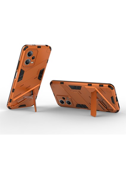 Xiaomi Redmi Kickstand Telefon Kılıfı Note 12 5g Sert Pc Yumuşak Tpu Koruyucu Kapak Anti-Damla Cep Telefon Kılıfı (Yurt Dışından)