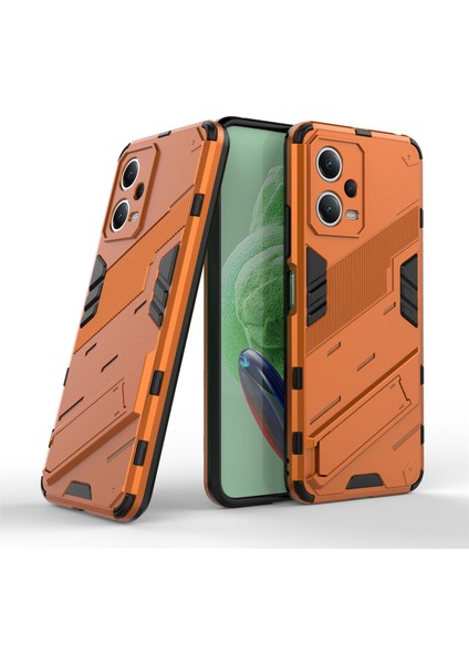 Xiaomi Redmi Kickstand Telefon Kılıfı Note 12 5g Sert Pc Yumuşak Tpu Koruyucu Kapak Anti-Damla Cep Telefon Kılıfı (Yurt Dışından)