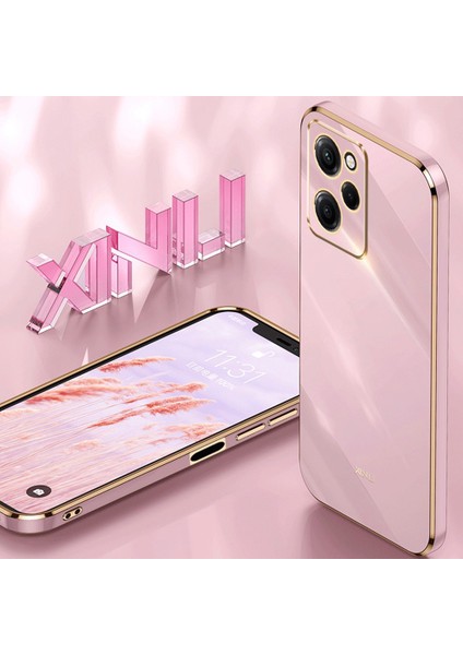 Xiaomi Için Xinli Poco X5 Pro 5g / Redmi Note 12 Pro Hız 5g Elektrokaplama Altın Kenar Telefon Kılıfı Esnek Tpu Anti-Drop Kapağı (Yurt Dışından)