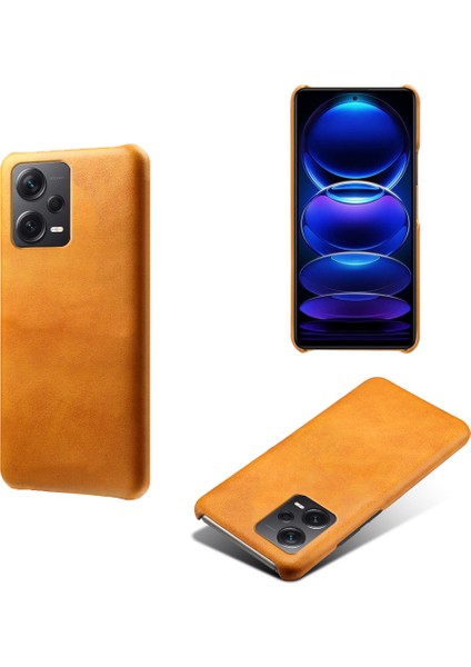 Xiaomi Redmi Note 12 Pro Plus 5g Buzağı Dokulu Telefon Kapağı Ön Çizim Anti-Kılavuzu Pu Deri Kaplamalı Pc Cep Telefon Kılıfı (Yurt Dışından) fiyatları