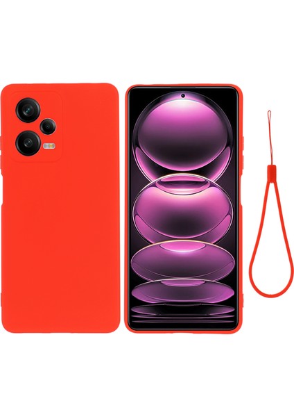 Xiaomi Redmi Note 12 Pro Plus 5g Sıvı Silikon Telefon Kılıfı Yumuşak Çizgi Anti-Çizgi Arka Kapak (Yurt Dışından)