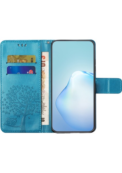Xiaomi Poco X5 Pro 5g / Redmi Note 12 Pro Speed ​​5g / Note 12 Pro 5g Baykuş Ağacı Baskılı Pu Deri Stand Kılıfı Damla Geçirmez Cep Telefonu Cüzdan Kapağı (Yurt Dışından)