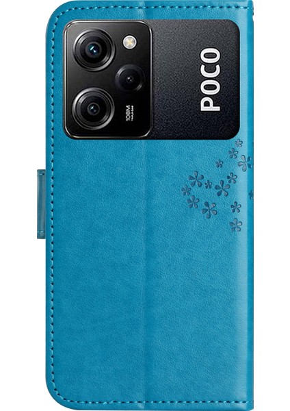 Xiaomi Poco X5 Pro 5g / Redmi Note 12 Pro Speed ​​5g / Note 12 Pro 5g Baykuş Ağacı Baskılı Pu Deri Stand Kılıfı Damla Geçirmez Cep Telefonu Cüzdan Kapağı (Yurt Dışından)