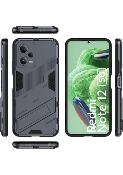 Xiaomi Redmi Kickstand Telefon Kılıfı Note 12 5g Sert Pc Yumuşak Tpu Koruyucu Kapak Anti-Damla Cep Telefon Kılıfı (Yurt Dışından) indirimleri