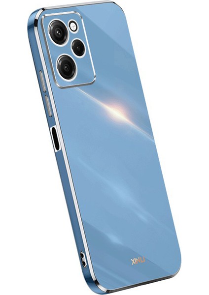 Xiaomi Için Xinli Poco X5 Pro 5g / Redmi Note 12 Pro Hız 5g Elektrokaplama Altın Kenar Telefon Kılıfı Esnek Tpu Anti-Drop Kapağı (Yurt Dışından)