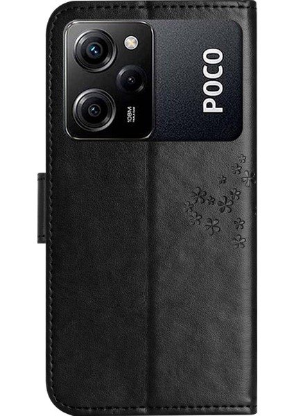 Xiaomi Poco X5 Pro 5g / Redmi Note 12 Pro Speed ​​5g / Note 12 Pro 5g Baykuş Ağacı Baskılı Pu Deri Stand Kılıfı Damla Geçirmez Cep Telefonu Cüzdan Kapağı (Yurt Dışından)