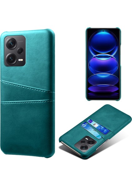 Xiaomi Redmi Note 12 Pro Plus 5g Telefon Geri Kapak Pc+ Pu Deri Telefon Kılıfı Çift Kart Yuvaları (Yurt Dışından)